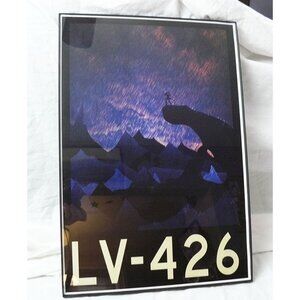 LV-426 Acheron Alien Aliens Retro Sci-Fi Travel Style Poster w/ Frame - 13x19